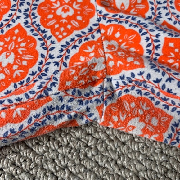 Matilda Jane Womens‎ Pants Size Medium Blue/Orange Floral Straight Leg Cropped - Picture 5 of 12